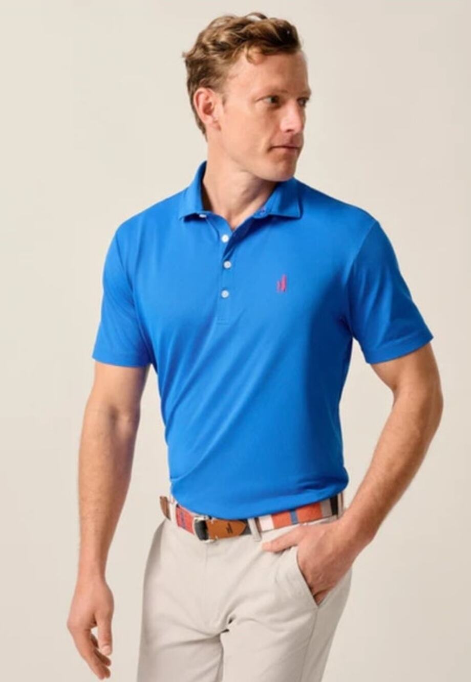 Johnnie-O Hangin' Out Royal Blue Game Day Original Top SS Polo Shirt XL NWOT